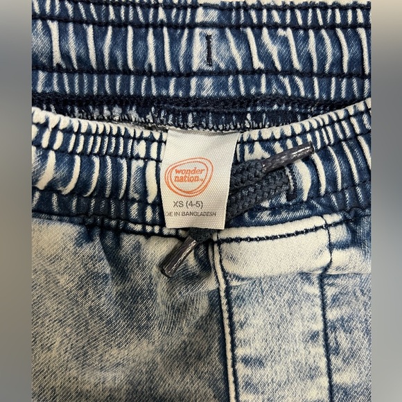 Wonder Nation Blue Denim Shorts Vintage Wash - Picture 4 of 4
